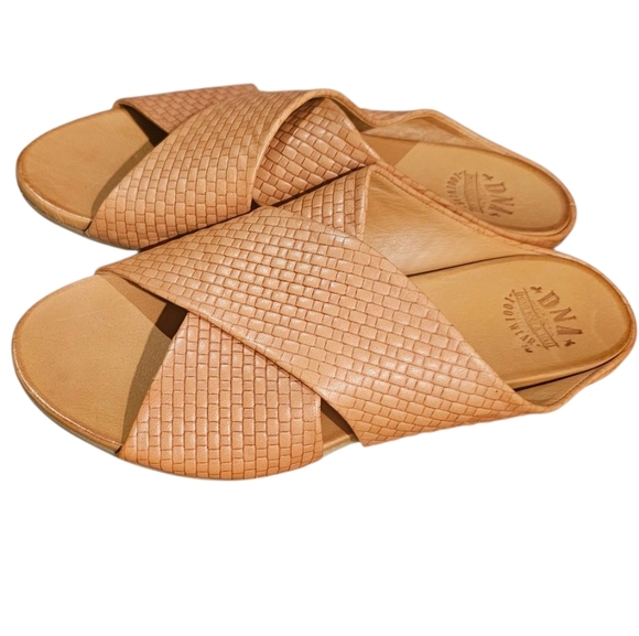 DNA Crossband Sandals In Tan - Picture 4 of 6
